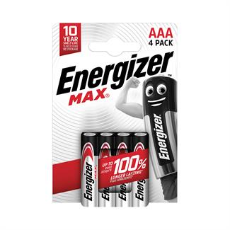 Energizer MAX AAA LR03 BL4 batterij