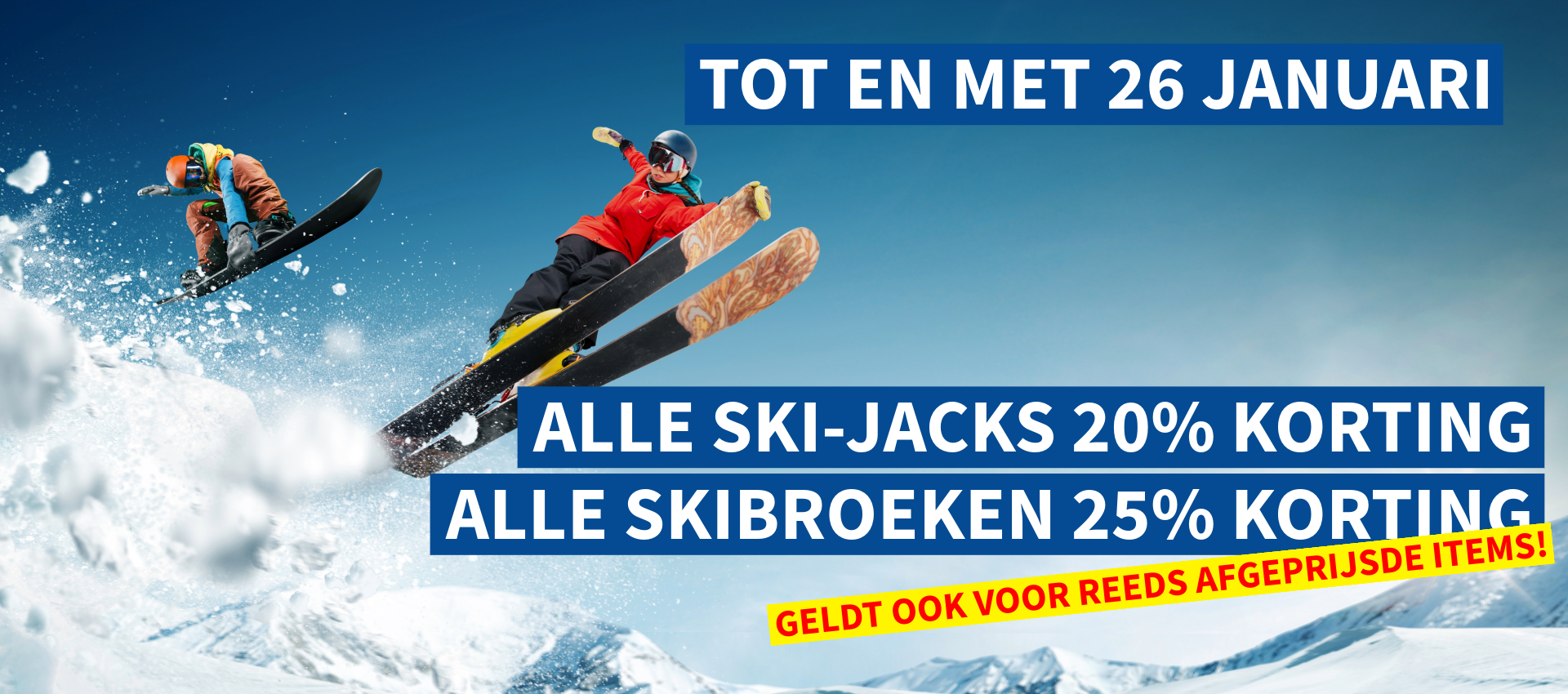 KORTING SKI-JACKS EN SKIBROEKEN